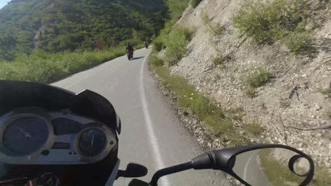 Up to Windy Ridge on an SV650 and F650GS