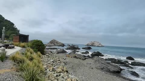 Take a break at Tawhitokino Beach and continue the journey