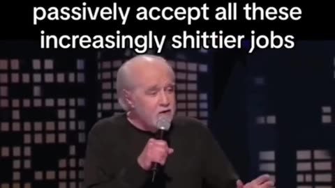 George Carlin handing out red pills in the 90ties