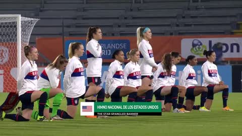 US women's soccer team wear 'Black Lives Matter' uniforms, spit on national anthem in Europe
