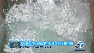 Fake coronavirus test kits seized at LAX
