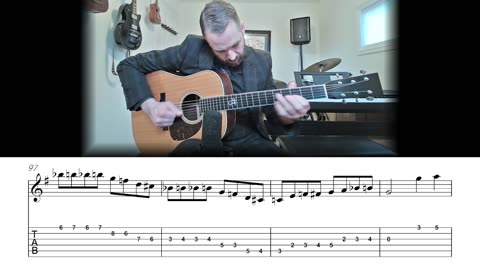 When the Roll Is Called Up Yonder - Flatpicking Guitar Lesson (Sheet Music + TAB)