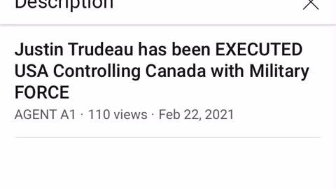 Justin Trudeau Executed?