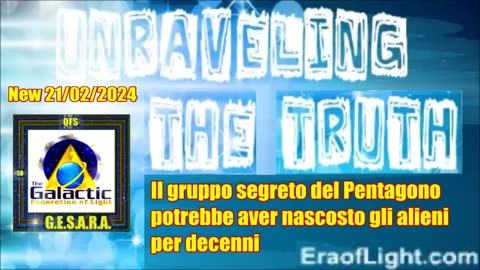 New 21/02/2024 Il gruppo segreto del Pentagono potrebbe aver nascosto gli alieni per decenni