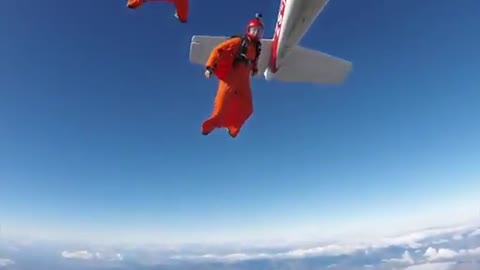 Skydivers Enjoy Some Exhilarating Jumps