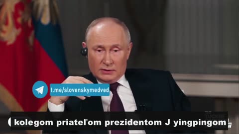 Ruský prezident Vladimir Putin poskytol rozhovor Tuckerovi Carlsonovi .