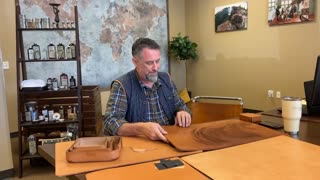 Natural Leather Desk Pad from Saddleback Leather