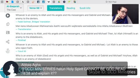 Is the Spirit God. William Albrecht vs Shabir Ally - debate. Open Skype 4/3/21