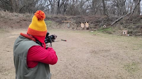 New Jersey Polish blonde visits Texas - and fires a 10.5" CQB