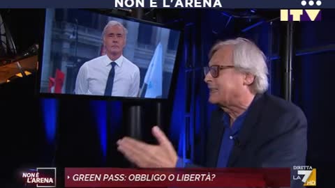 Non è l'arena, Sgarbi svela una confidenza