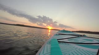 Paddling to the Sunrise