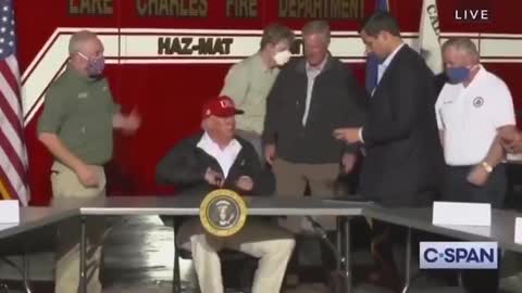 When Trump Visited Louisiana After Hurricane Laura in 2020