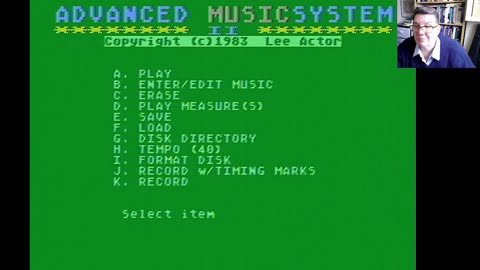 Atari Advanced Music System II - Demo - Bach Toccata and Fugue in Dm
