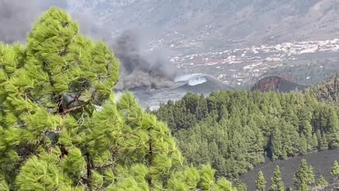 La palma volcano