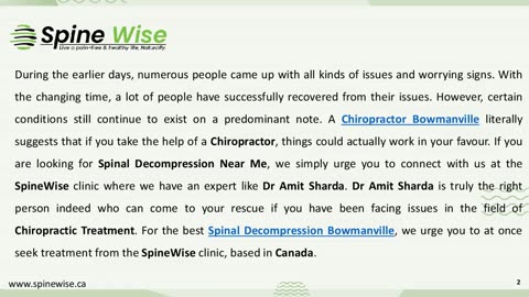 Why Attaining Spinal Decompression Bowmanville Work For You?