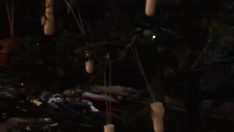 Tot Hangs Mom's Tampons On The Christmas Tree As Ornaments