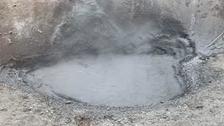 Boiling mud at Yellowstone