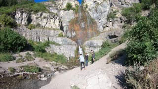 Stewart Falls above Sundance Provo Utah