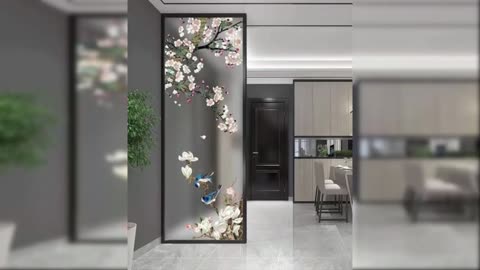 50 Modern Living Room Partition Wall Design 2023 _ Room Divider Ideas _ Home Int