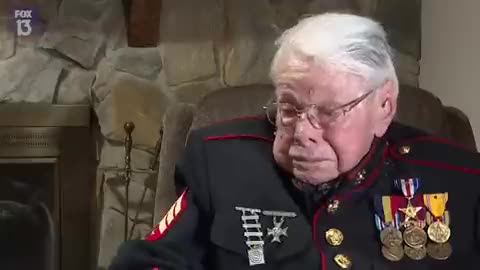 100-Year-Old Veteran Breaks Down in Tears Because of What America Has Become