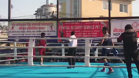 Nepali boxing knockout in less than a minute