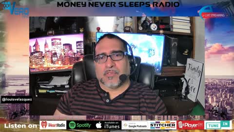 Money Never Sleeps Radio with Louis Velazquez, Feb 12, 2021