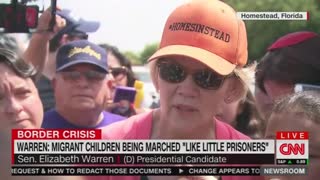 Warren visits Florida migrant shelter ahead of debate