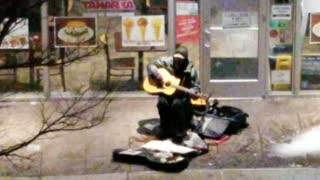 Playing The Guitar In Public