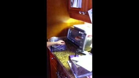 Hungry Teenager Fooled By Mom's Toaster Oven Prank