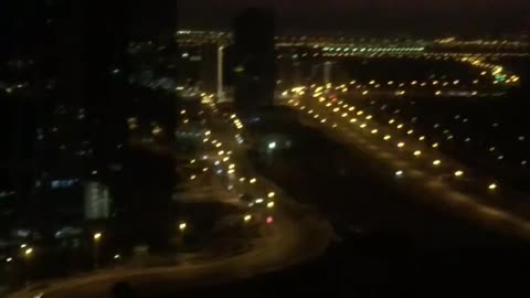 view from the balcony of a hotel in Dubai
