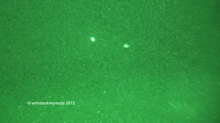 Spectacular UFO capture Oregon in Night Vision