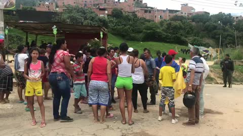 Disturbios por el desalojo de 200 familias en el Norte de Bucaramanga 2