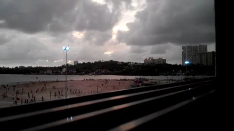 Time lapse Sunset Cloudy day