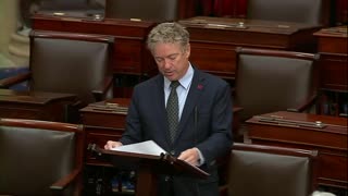 Dr. Rand Paul Forces Senate Vote on Conservative Amendment Saving Taxpayers Billions — 11/15/23