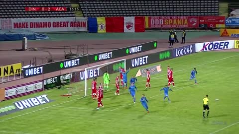 Goal Dinamo Bukuresht vs Academica Clinceni