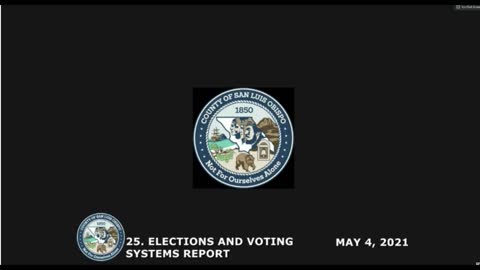 Election Security • Board of Supervisors May 4, 2021 Public Comment • John T and John W