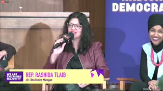 Rashida Tlaib was triggered during Trump address