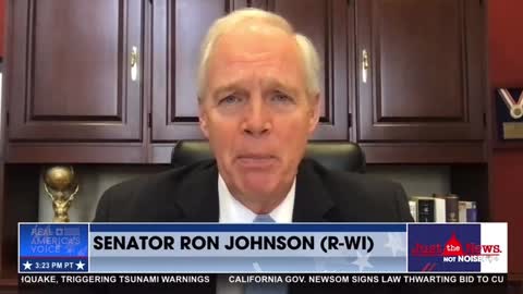 Sen. Ron Johnson on the Deep State: "I always felt sorry for President Trump."