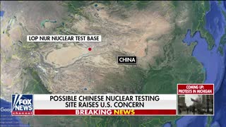 China conducting nuclear tests allegedly