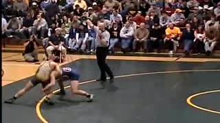 Nate Herda vs Jason Chamberlain #1 140lb USA vs Iowa wrestling