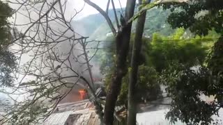 Incendio consume casas en el Norte de Bucaramanga