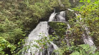 Waterfall Sounds for Sleep Sleeping with Water White Noise filmed in Canada