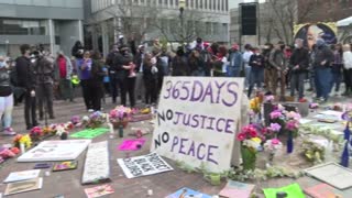 Protesters in Louisville mark one year since Breonna Taylor's killing by police
