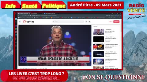 Radio Vérité Spéciale Canada du 11-03-2021 (Web journal)