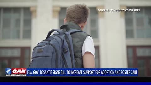 Fla. Gov. DeSantis signs bill to increase support for adoption, foster care