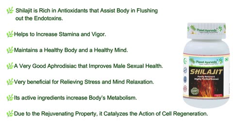 Shilajit Capsules Benefits for A Healthy Body & Healthy Mind