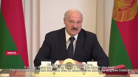 Belarus Dictator Says Vodka Shots, Saunas Combat COVID