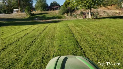 Graham Family Farm: John Deere X350 Mulching at 1.75