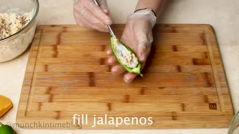 Best Stuffed Jalapeno Recipe - Bake at 425F