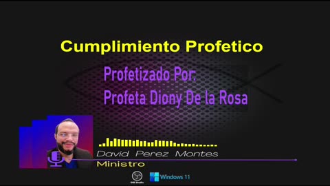 🚨Cumplimiento Profetico - P. Dioni De La Rosa